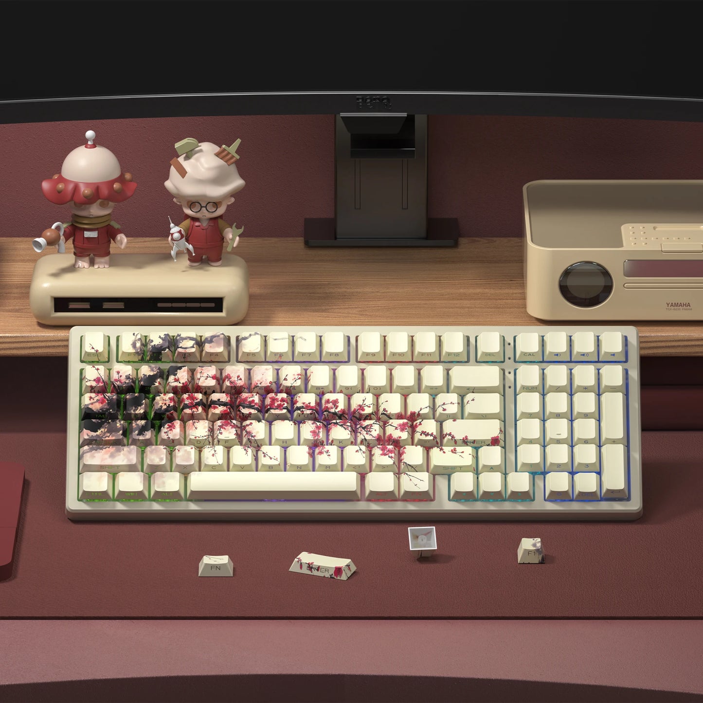 Screaming Plants Keycaps