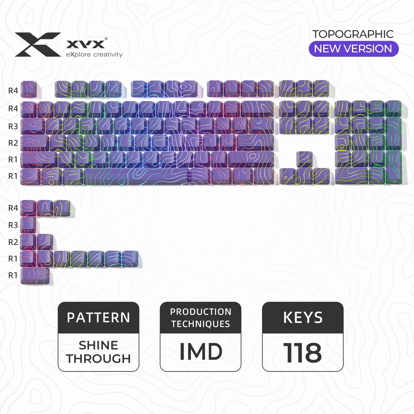 Icey Cobweb Keycaps