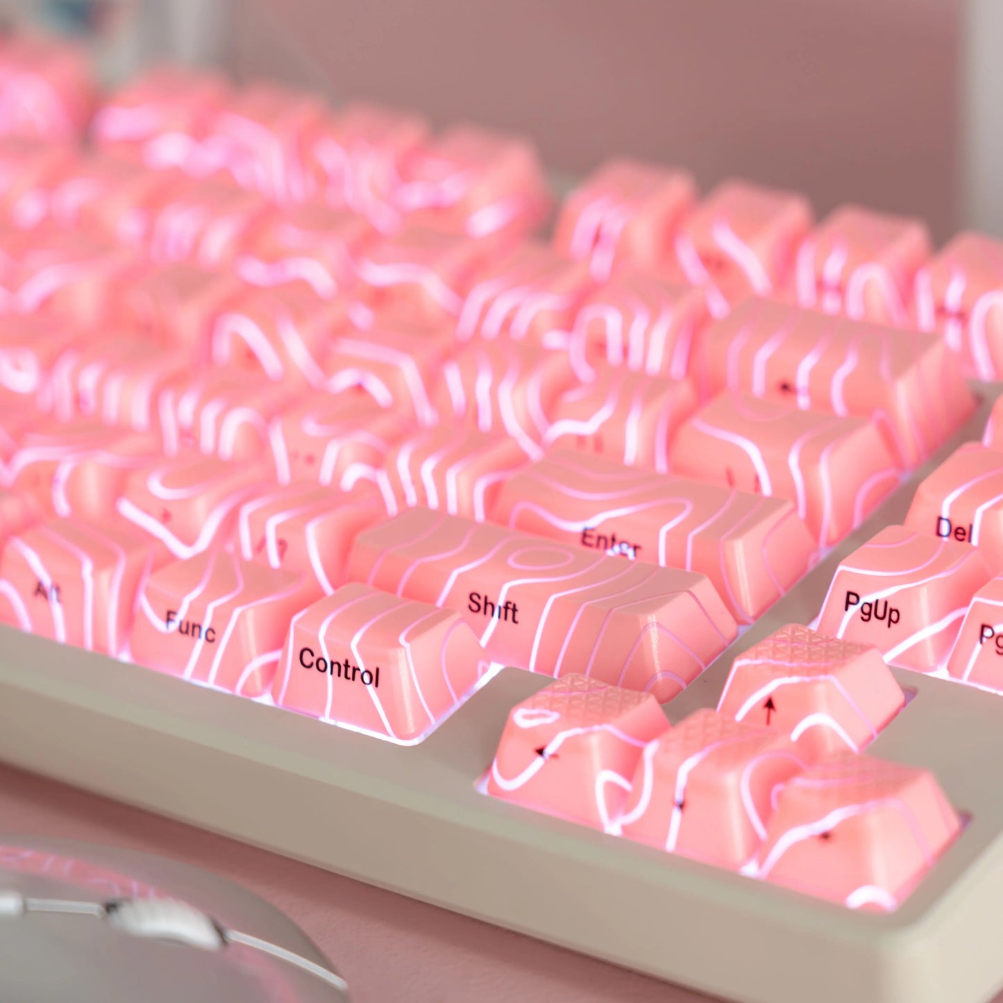 Icey Cobweb Keycaps