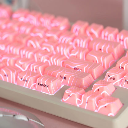Icey Cobweb Keycaps