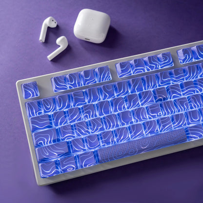 Icey Cobweb Keycaps
