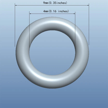 130PCS Clear Rubber O-Ring Sealing gasket Sound Dampeners