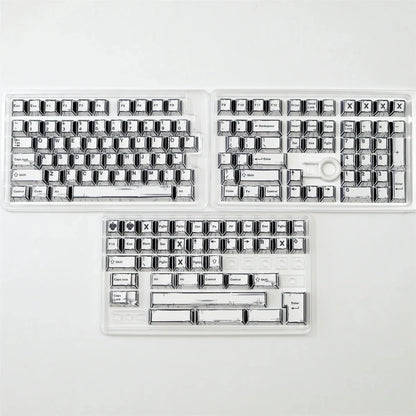White Multi-Language Comic Keycaps