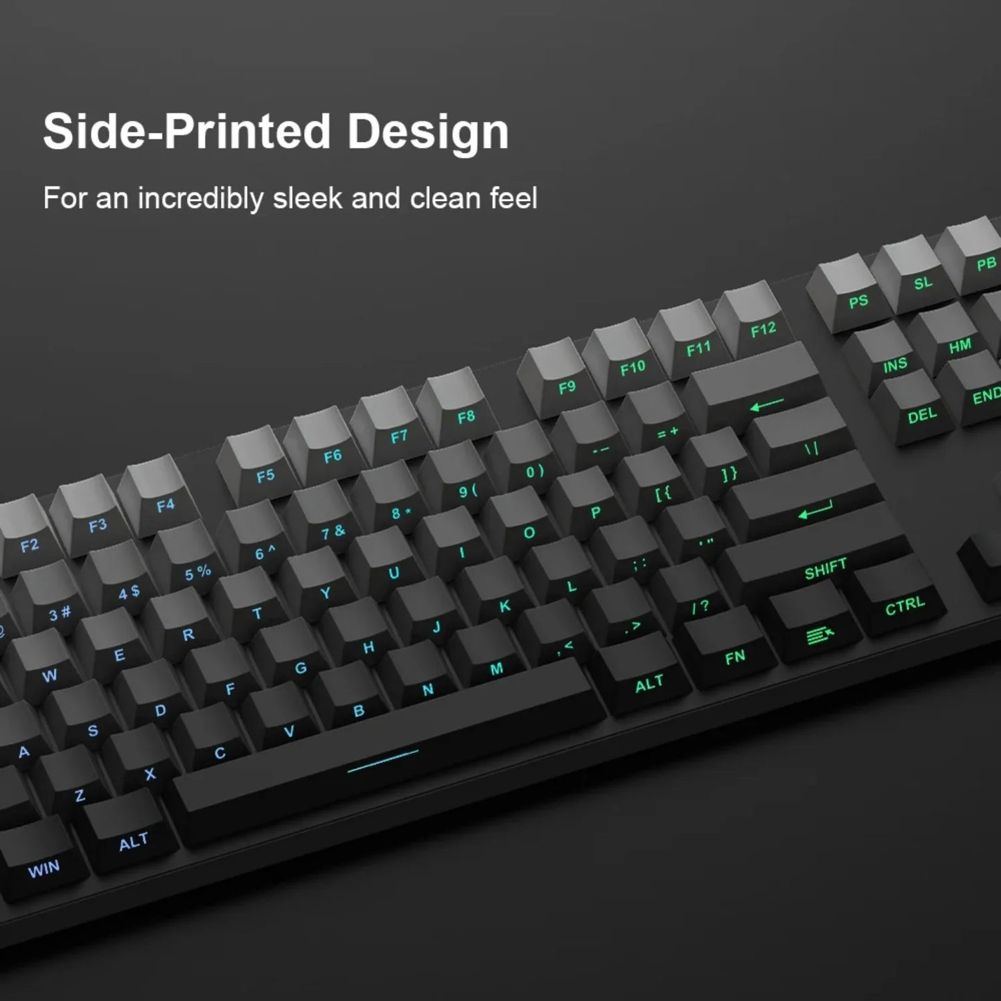 Double Shot Grey Keycap Set
