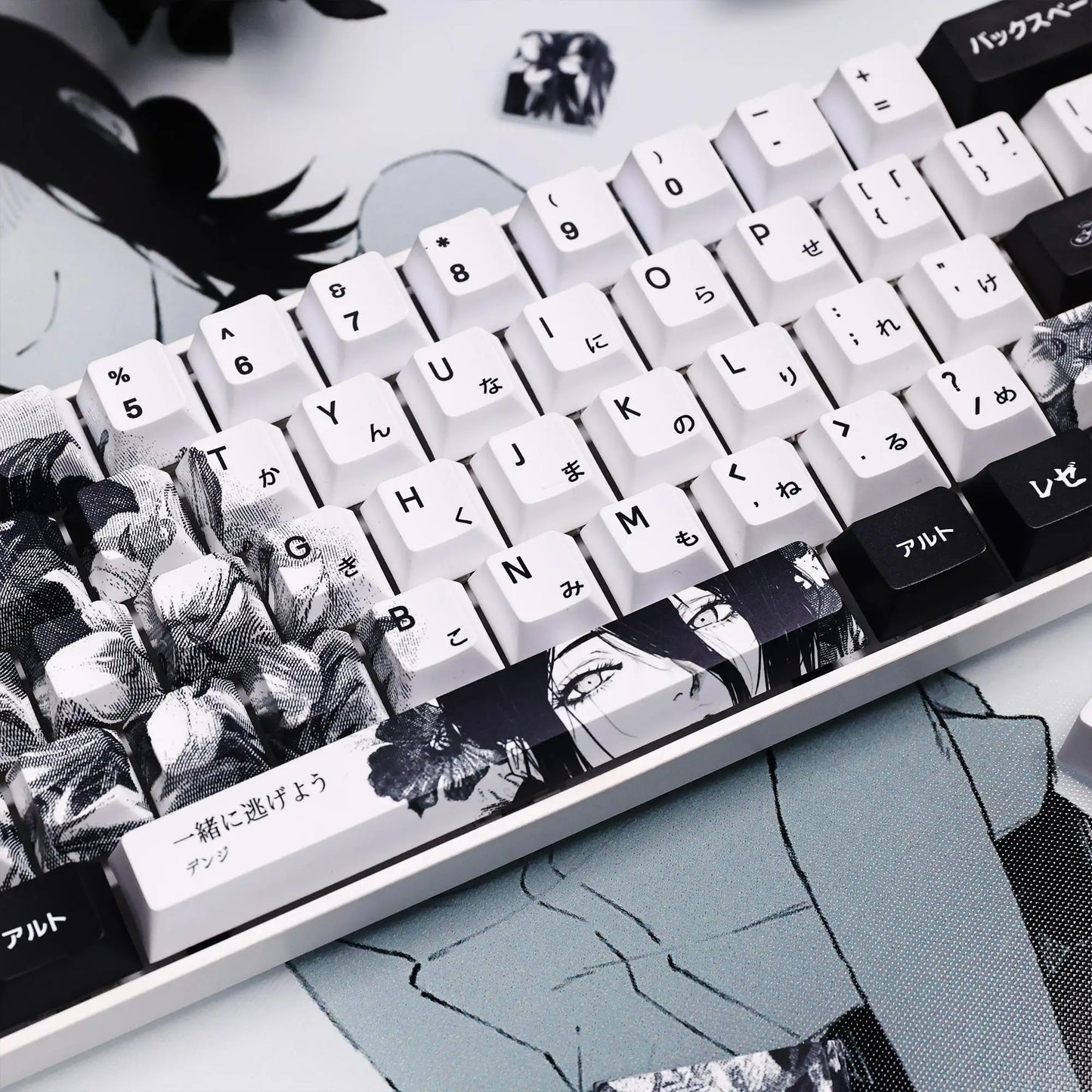 Chainsaw Man Anime Keycaps