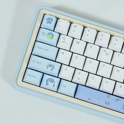 Hot Blooded Shark Theme Keycaps