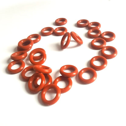 130PCS Clear Rubber O-Ring Sealing gasket Sound Dampeners