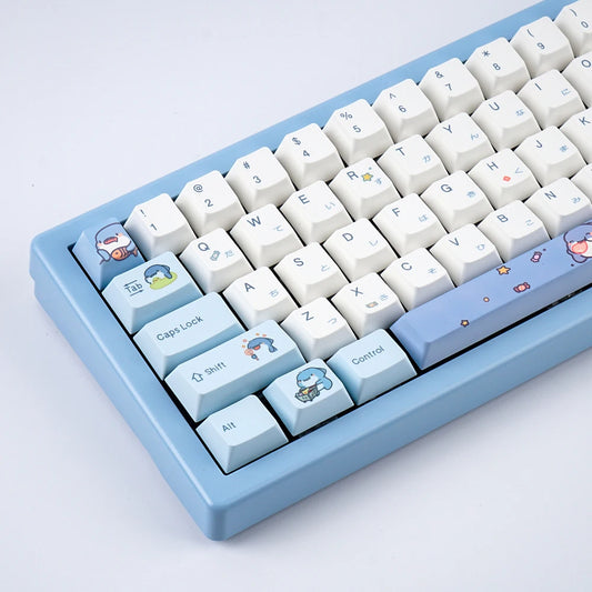 Hot Blooded Shark Theme Keycaps