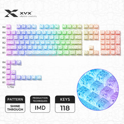 Icey Cobweb Keycaps