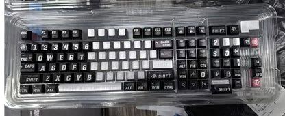 Metal Feel PBT Keycaps Top Print
