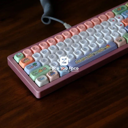 Cartoon Village Keycaps