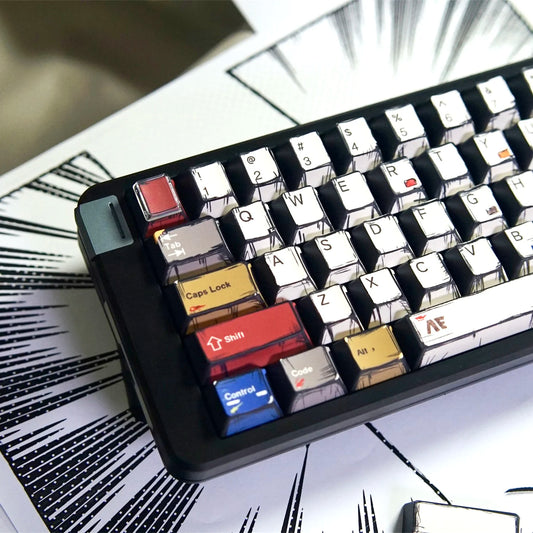 Multicolor Comic Keycaps