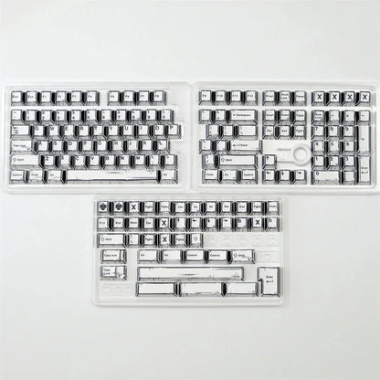 White Multi-Language Comic Keycaps