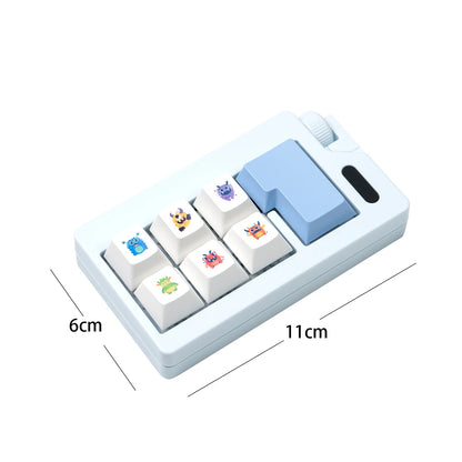 Fidget Clicker Keychain Toy Mechanical Keyboard