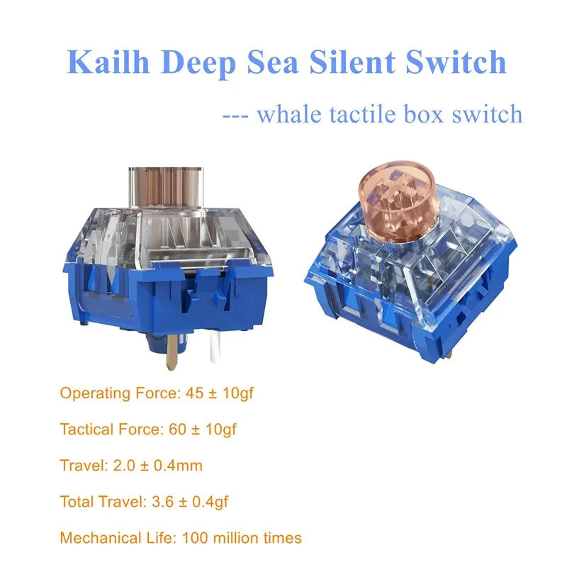 Kailh Deep Sea Pro Whale Silent Tactile Switches