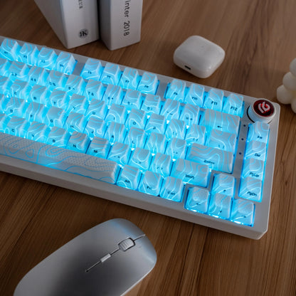 Icey Cobweb Keycaps