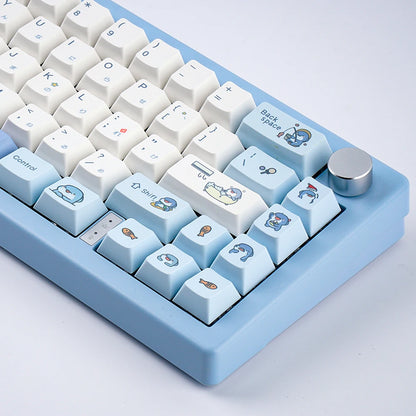 Hot Blooded Shark Theme Keycaps