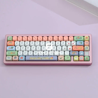 Cartoon Village Keycaps