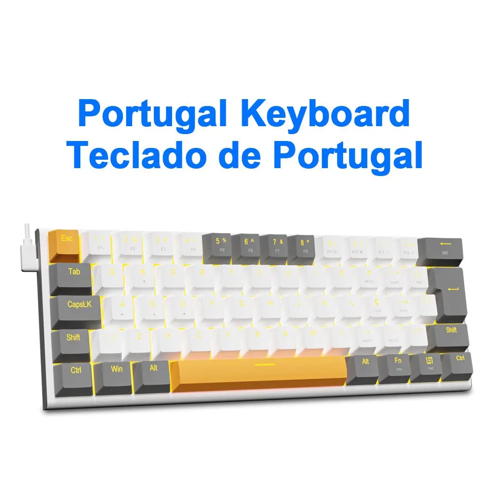 E-YOOSO Z11 USB Mechanical Gaming Wired Keyboard 61 Keys