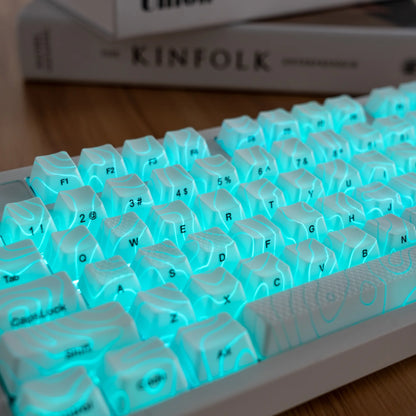 Icey Cobweb Keycaps