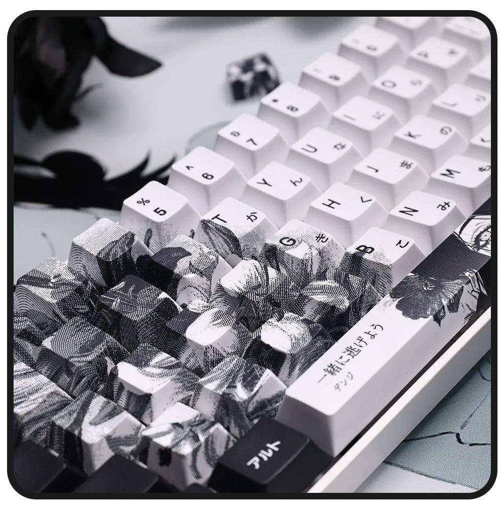 Chainsaw Man Anime Keycaps